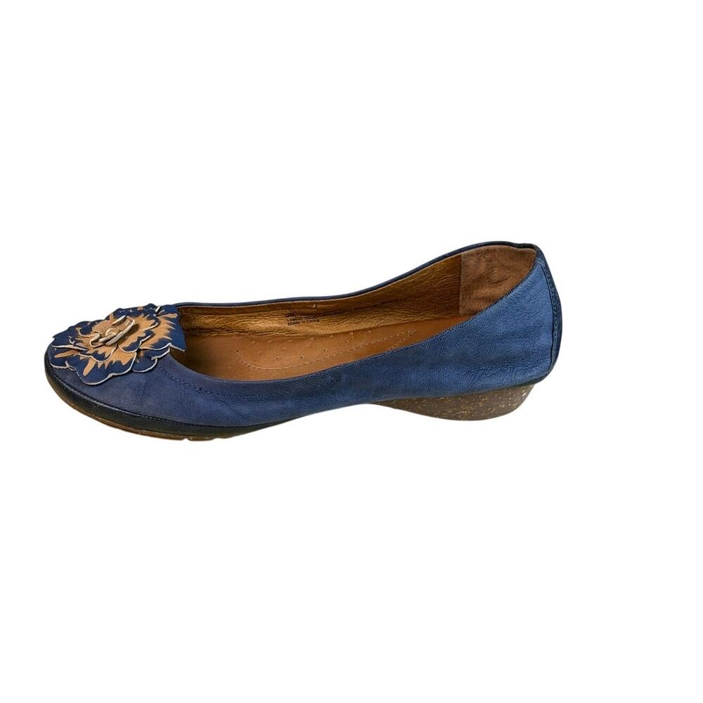Naya Rustica Blue Suede Ballet Flats Size 9M Comfort Flats
